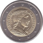 2 euro Lettonia