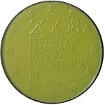 2008 - Presidenza francese del Consiglio dell'Unione Europea dorata