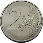 2 euro monometallica