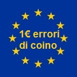 Moneta da 1 euro con errore di conio
