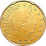 20 centesimi Lussemburgo
